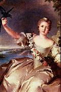 Jjean-Marc nattier Portrait of Mathilde de Canisy, Marquise d'Antin France oil painting artist